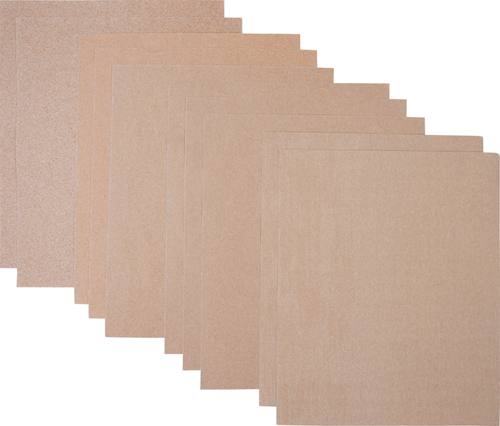 Connex set de papier de verre silex 10pcs - cox980100