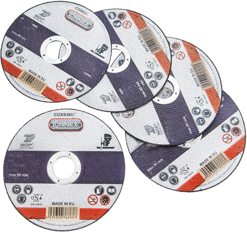 Connex set 5x disque abrasif inox 230mm - cox938038