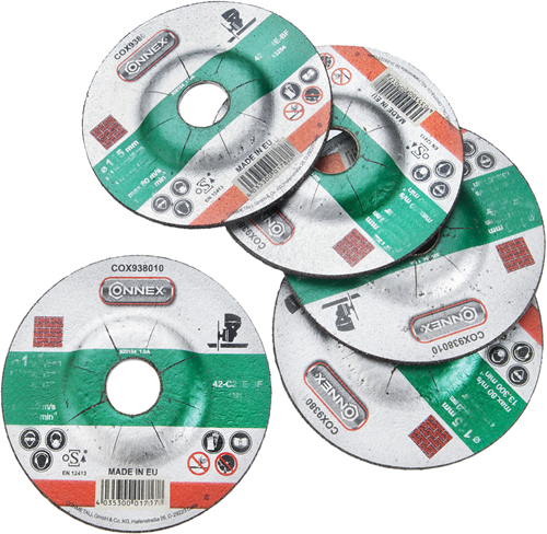 Connex set 5x disque abrasif pierre 125mm - cox938016