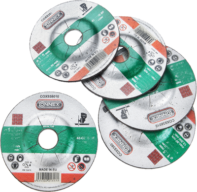 Connex set 5x disque abrasif pierre 125mm - cox938016