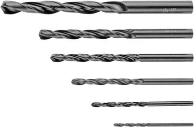 Connex jeu de forets à métaux 2-8mm 6pcs bleu - cox972226