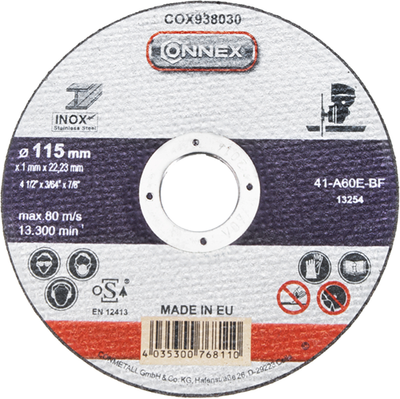 Meule Connex inox 115mm - cox938030