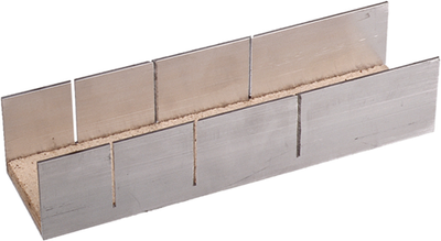 Boîte à onglets Connex 245x60x37 aluminium - cox822360