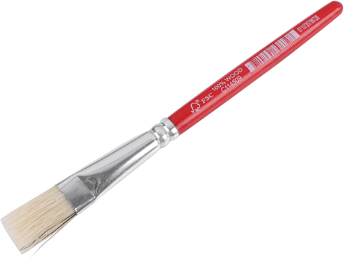 Pinceau gomme pro Copenhague | court | poils chinois blancs | manche en plastique - 23.149.20