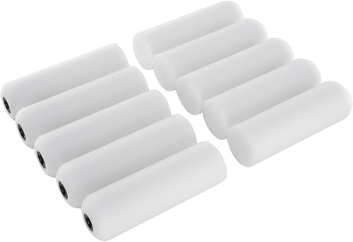 Rouleau de finition Copenhagen pro - mousse - super fin - côté support rond - 11 cm - 10 pièces