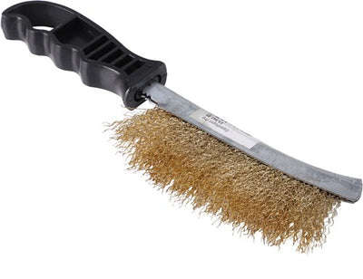 Brosse métallique Copenhagen pro - fil laitonné - manche plastique - 23.542.01