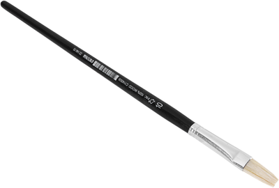 Brosse universelle Copenhague pro | taille 10 | poils chinois blancs | manche en bois laqué noir fsc - 23.144.10