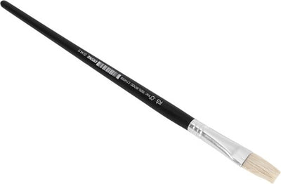 Pinceau universel Copenhagen pro - taille 12 - poils chinois blancs - manche en bois laqué noir FSC - 23.144.12
