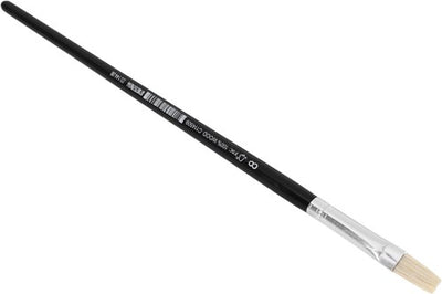 Pinceau universel Copenhagen pro - taille 8 - poils chinois blancs - manche en bois laqué noir FSC - 23.144.08