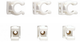 Cornat tube cuivre simple clip 12mm (6pcs) - t560102