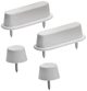 Cornat bouchon caoutchouc abattant WC bois (4pcs) - tec365017