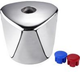 Poignée de robinet Cornat abs bleu+rouge ch - tec302699