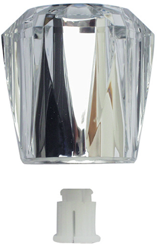 Poignée de robinet Cornat acrylique bleu ch - tec302600