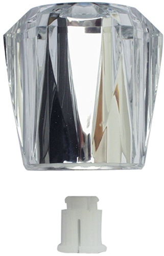 Poignée de robinet Cornat acrylique rouge ch - tec302601