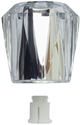 Poignée de robinet Cornat acrylique rouge ch - tec302601