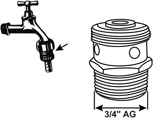 Aérateur Cornat robinet double service 3 4xm27 - tec306304
