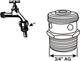 Aérateur Cornat robinet double service 3 4xm27 - tec306304