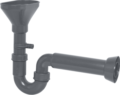 Siphon Cornat bas débit 1 1 2x50mm 450 - t359104r