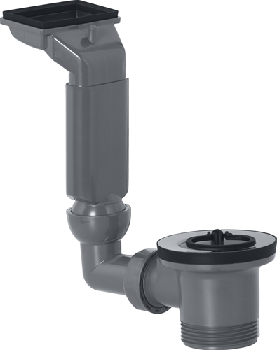 Siphon Cornat + évier à trop-plein 6 4 (417) - t353504r