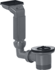 Siphon Cornat + évier à trop-plein 6 4 (417) - t353504r