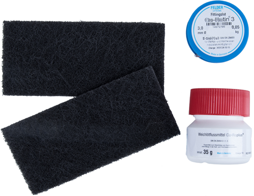 Kit à souder Cornat (soudure+graisse+polaire) - t580899