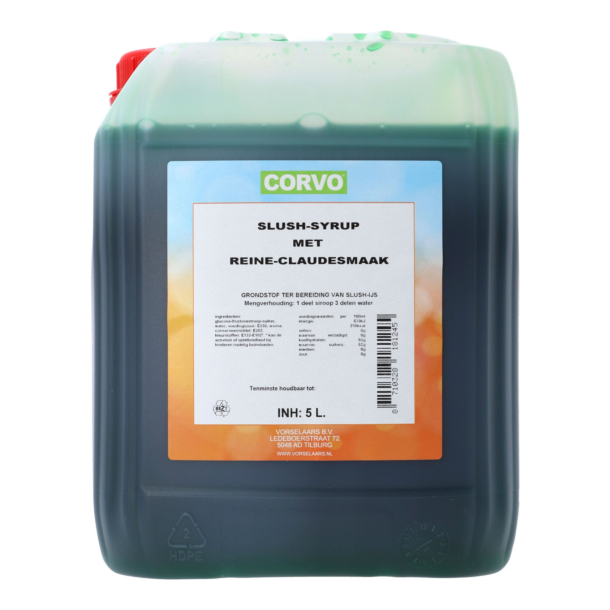 Sirop de barbotine Corvo pure claude (5 litres)