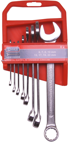 Jeu de clés mixtes Connex 8 pcs 6-22mm - cox539608