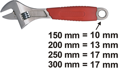 Clé anglaise Connex 300mm (12'') - cox550112