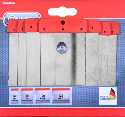 Connex set de spatules japonaises en métal 4 pièces - cox881004