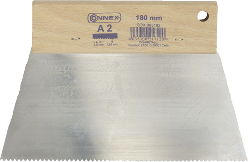Peigne à colle Connex 180mm 1,80x1,65mm a2 - cox883182