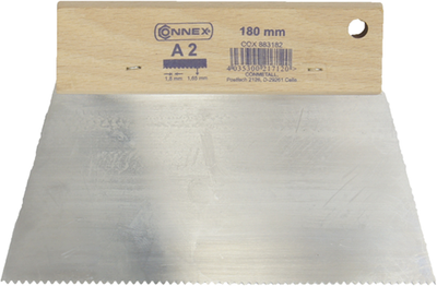 Peigne à colle Connex 180mm 1,80x1,65mm a2 - cox883182