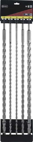 Connex jeu de forets à percussion sds+ 600mm 5 pièces - cox971815