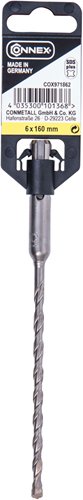 Connex sds+perceuse à percussion 6mm (100 160mm) jaune - cox971862