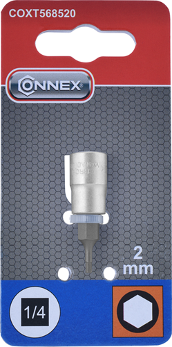 Connex 1 Clé à douille 4 pans 6 pans 2,0 mm - coxt568520