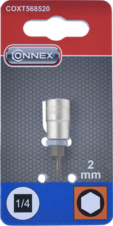 Connex 1 Clé à douille 4 pans 6 pans 2,0 mm - coxt568520 - afbeelding 2