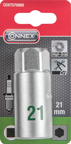 Clé à douille pour bougie Connex 1 2 21mm - coxt570060
