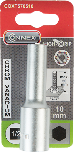 Clé à douille Connex 1 2 longueur 10 mm - coxt570510