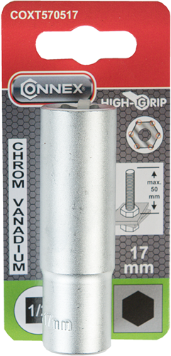 Clé à douille Connex 1 2 longueur 17 mm - coxt570517
