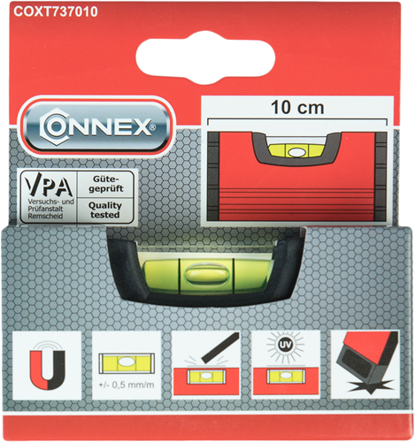 Connex mini niveau à bulle magnétique 10cm - coxt737010