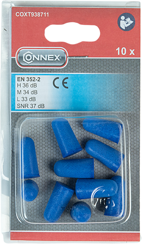 Bouchons d'oreilles Connex 37db en352-2 10pcs - coxt938711