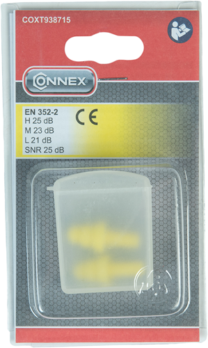 Bouchons d'oreilles Connex silicone 25db boîte 2pcs - coxt938715