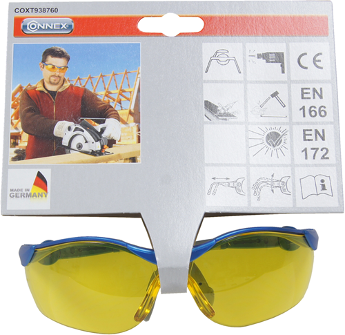 Lunettes de protection Connex jaune en166+172 - coxt938760