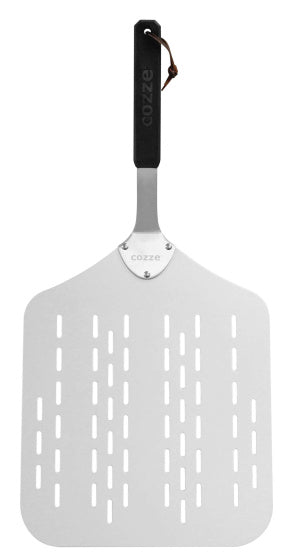 Pizza cozze chep avec trous aluminium 60 cm argent noir