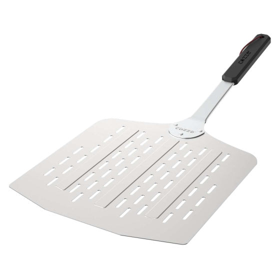 Pizza cozze chep avec trous aluminium 66 cm argent noir