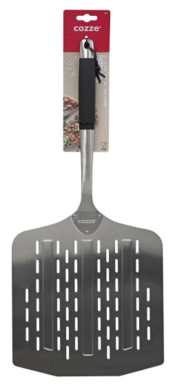 Pelle à pizza Cozze en acier inoxydable avec trous d'aération 66 cm argenté