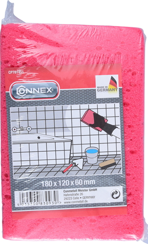 Éponge à carrelage Connex 180mm rose - cp781451