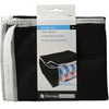 Storage solutions housse de rangement noir 60x30x45cm