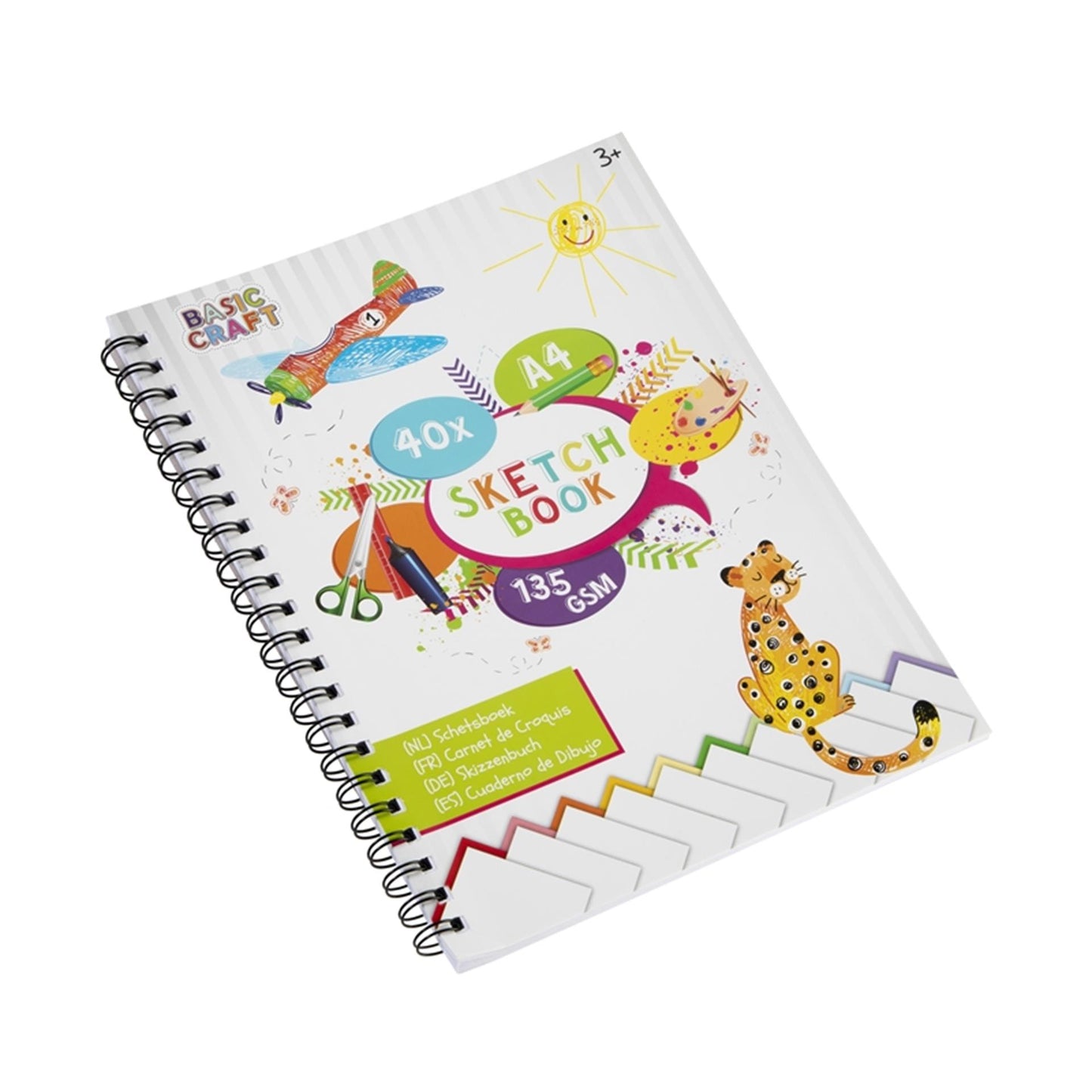 Creative Craft Group Sketchbook A4 40 Felling, 135 GSM