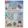 Ensemble de créations en papier de Noël Grafix