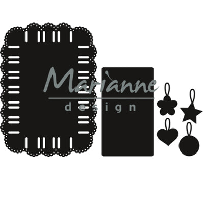 Marianne design • craftables découpe pochoir gaufrage ruban rectangle